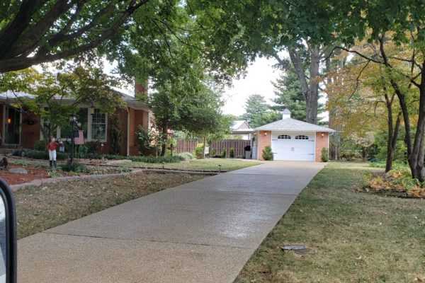 photo of concrete driveway