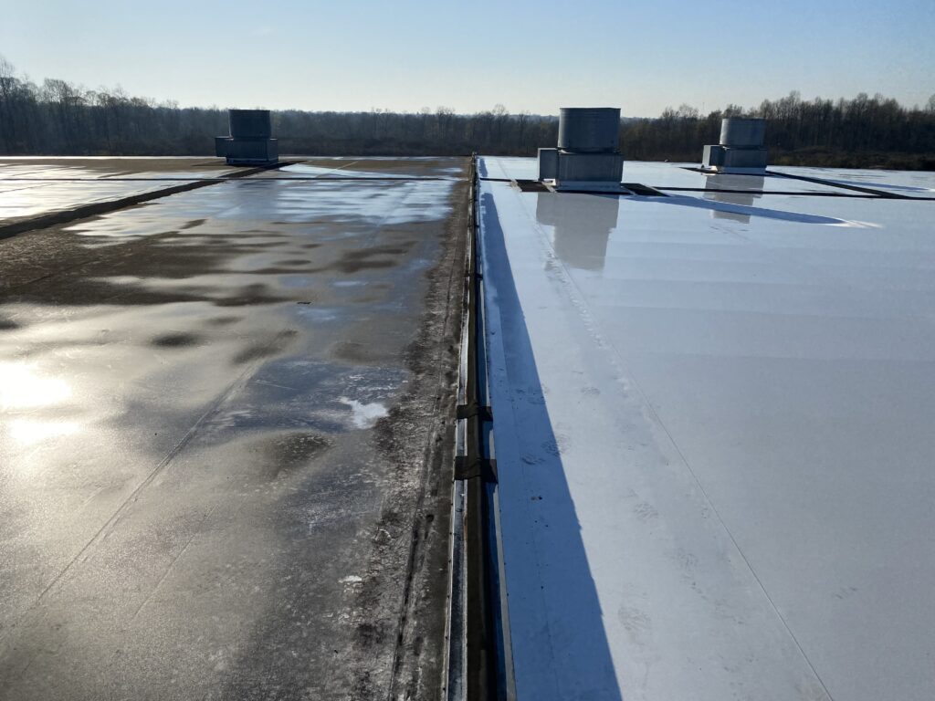 soft wash TPO roof cleaning services