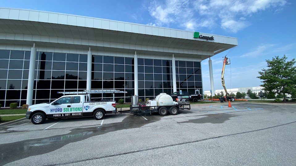 Hydro Solutions pressure washing services for residential & commercial properties